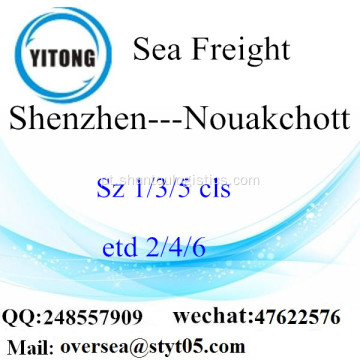 Consolidação de LCL Porto de Shenzhen para Nouakchott